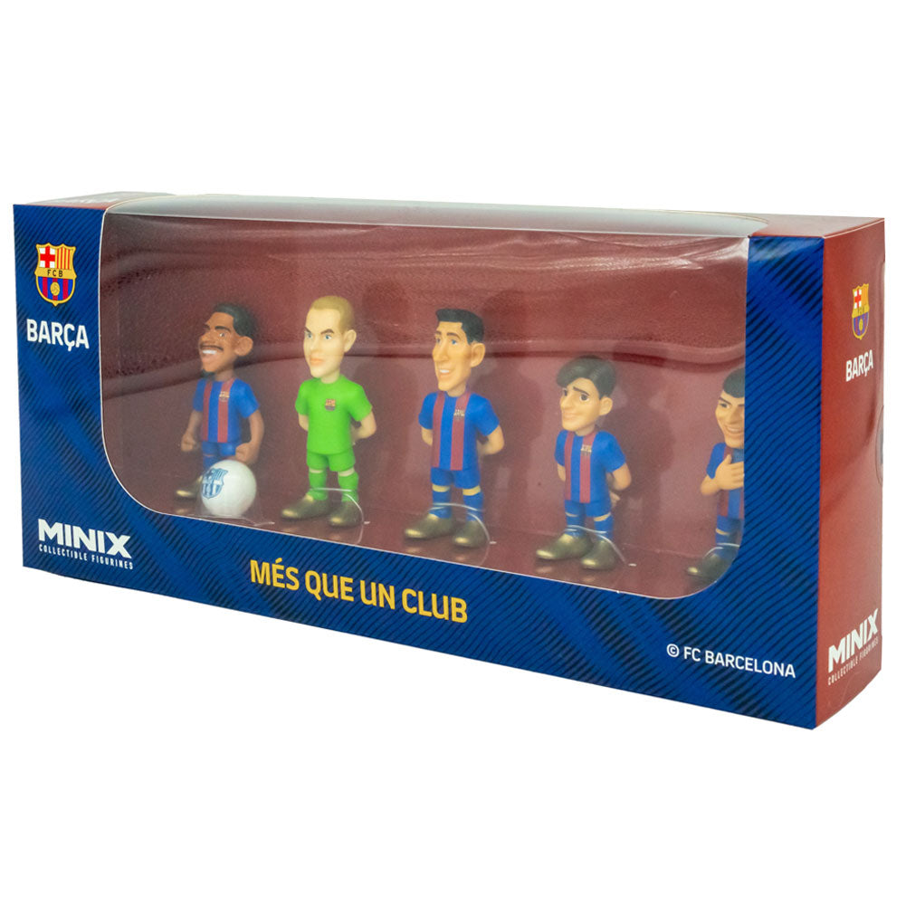 Official FC Barcelona MINIX Figures 7cm 5pk