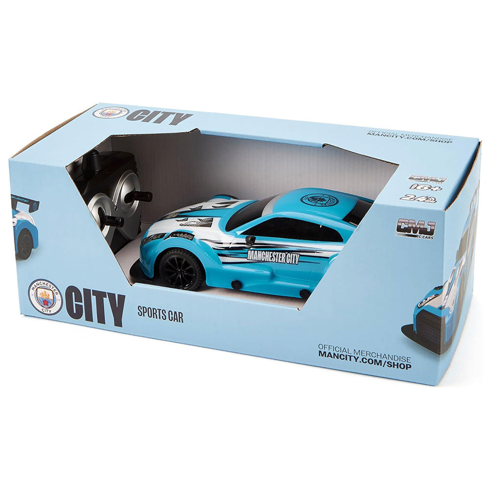 Official Manchester City FC Radio Control Sportscar 1:24 Scale