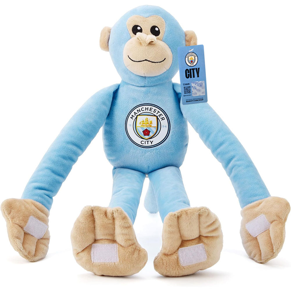 Official Manchester City FC Plush Hanging Monkey