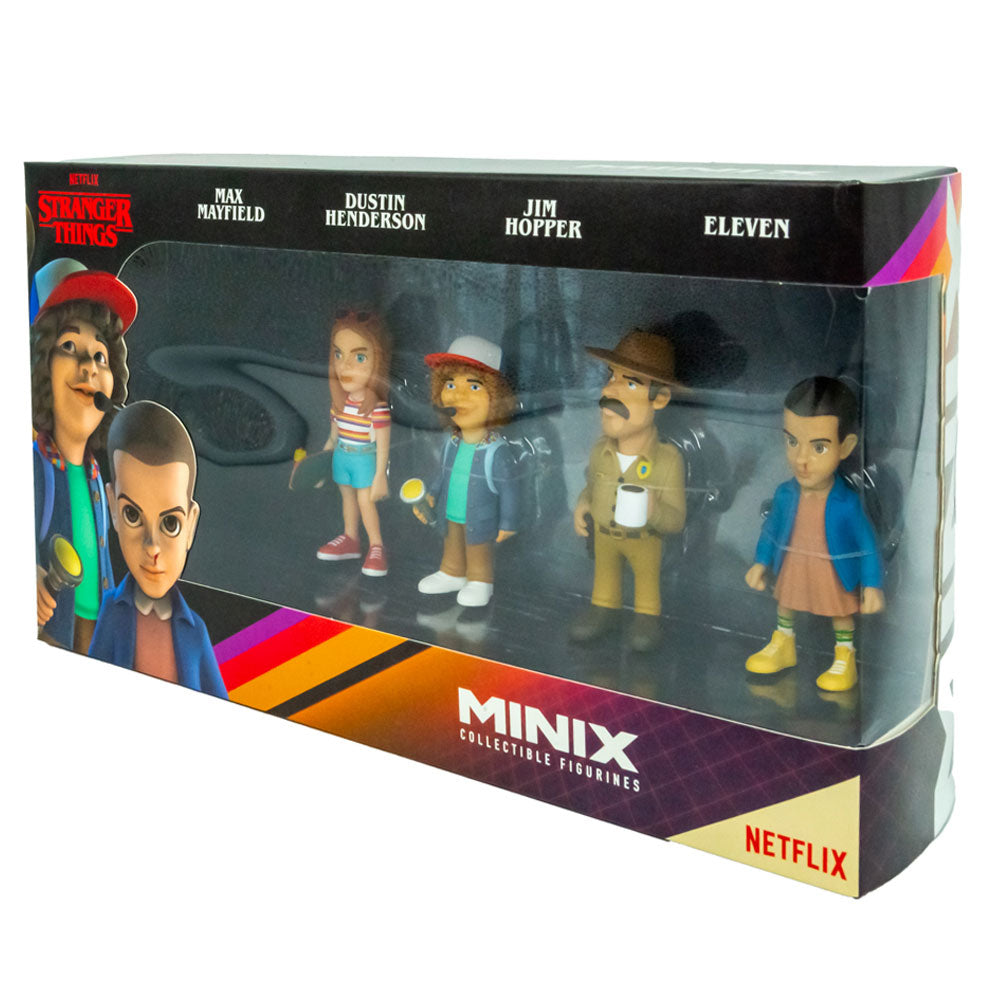 Official Stranger Things MINIX Figures 7cm 4pk