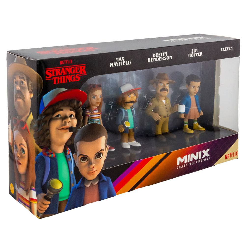 Official Stranger Things MINIX Figures 7cm 4pk