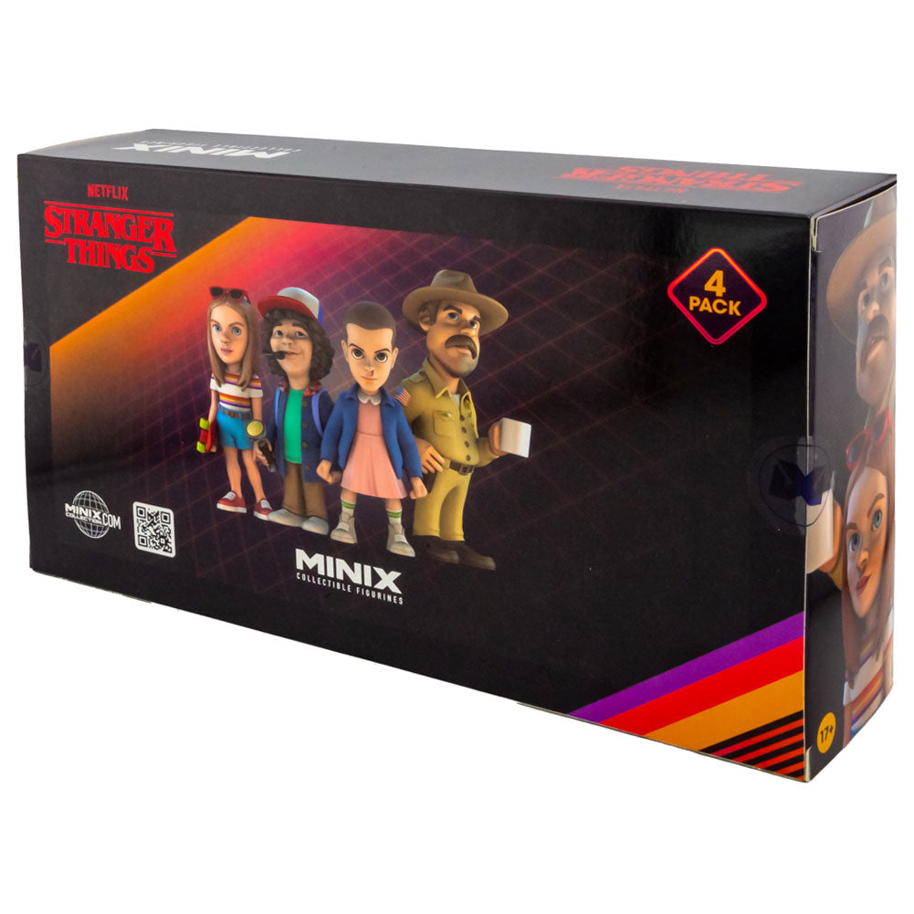 Official Stranger Things MINIX Figures 7cm 4pk