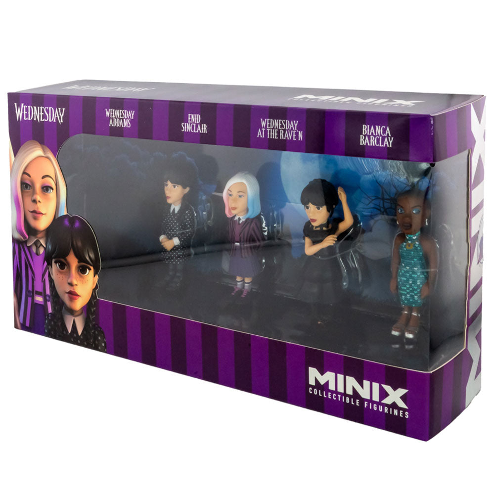 Official Wednesday MINIX Figures 7cm 4pk