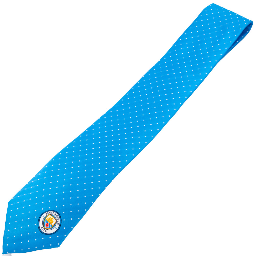 Official Manchester City FC Sky Blue Tie