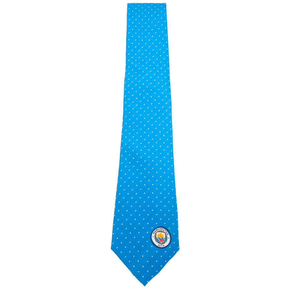 Official Manchester City FC Sky Blue Tie