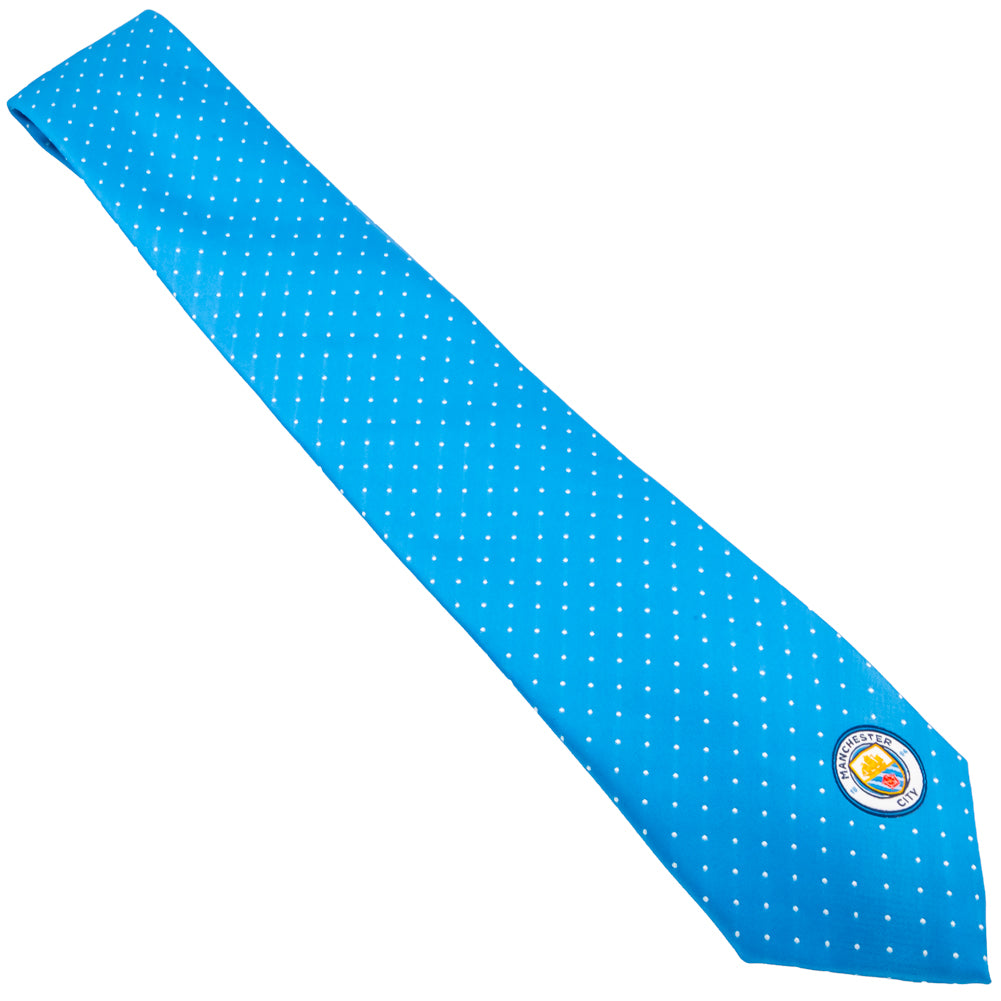 Official Manchester City FC Sky Blue Tie