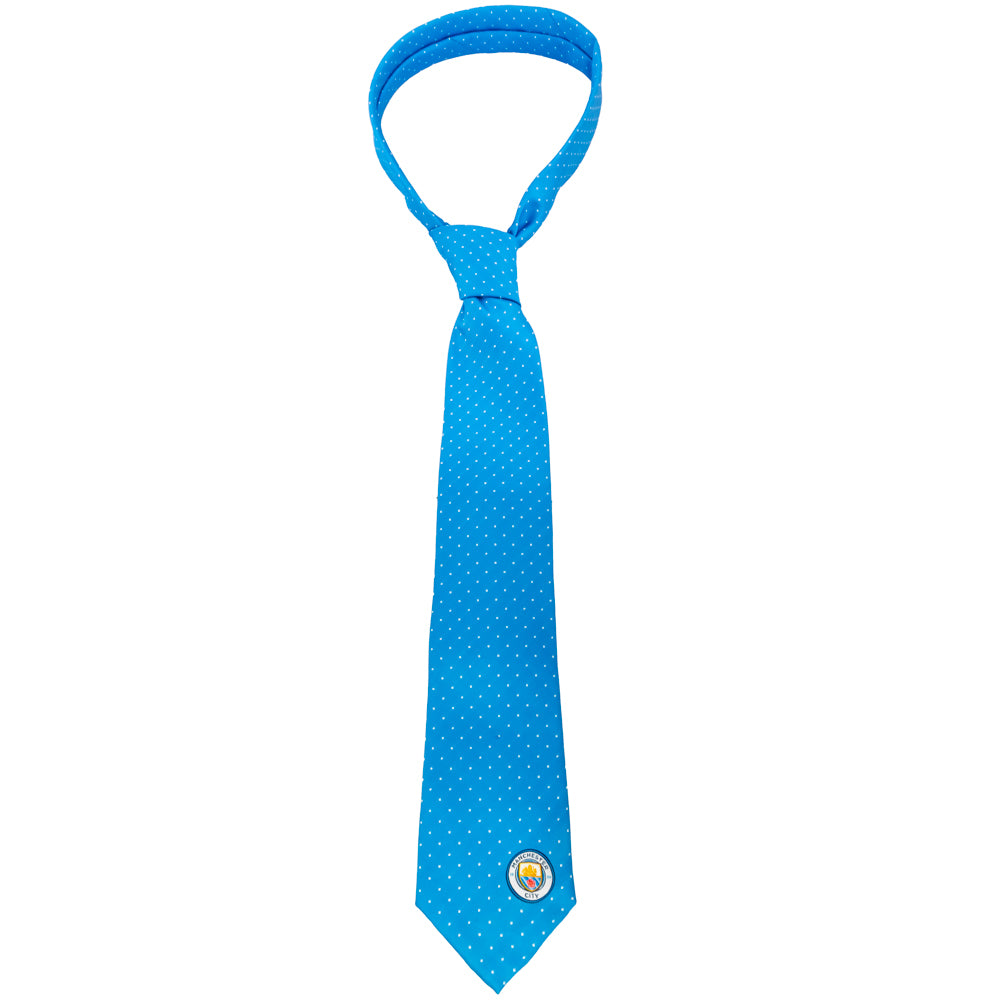 Official Manchester City FC Sky Blue Tie