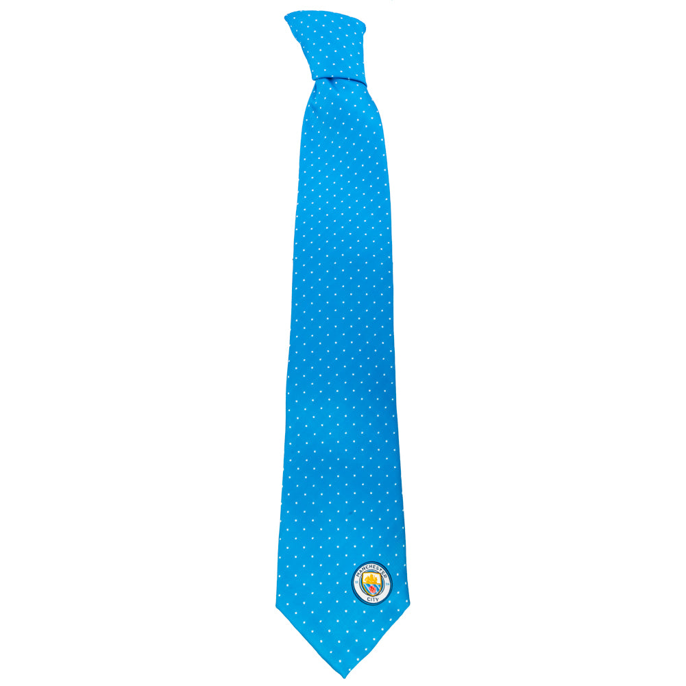 Official Manchester City FC Sky Blue Tie