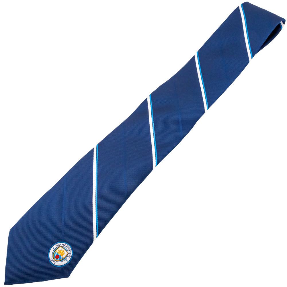 Official Manchester City FC Stripe Tie