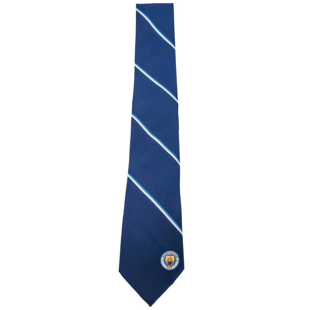 Official Manchester City FC Stripe Tie