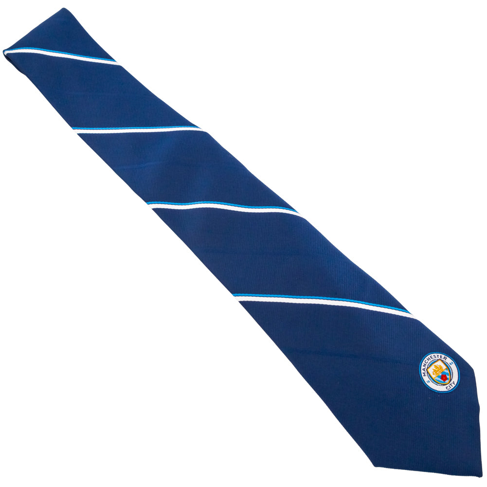 Official Manchester City FC Stripe Tie