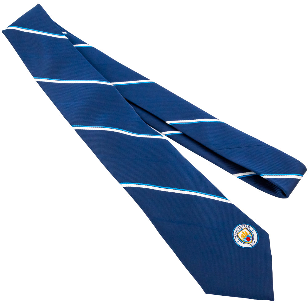 Official Manchester City FC Stripe Tie