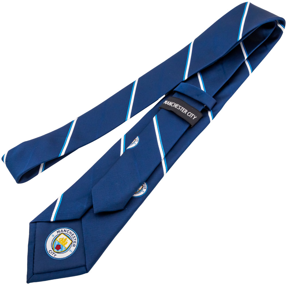 Official Manchester City FC Stripe Tie