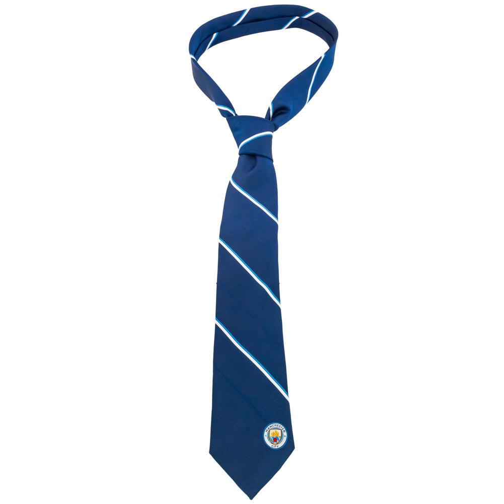 Official Manchester City FC Stripe Tie