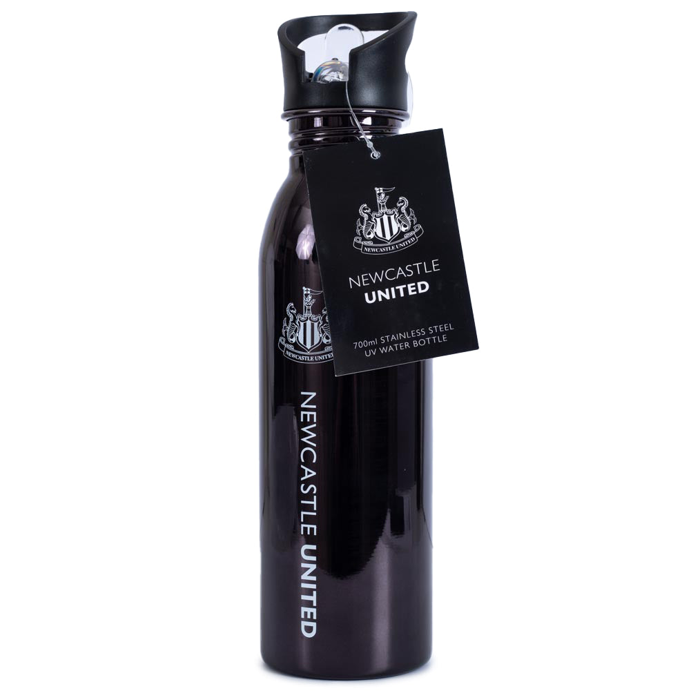 Official Newcastle United FC UV Metallic Drinks Bottle