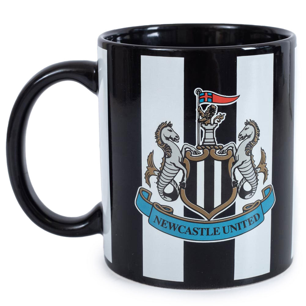 Official Newcastle United FC Striped Mug