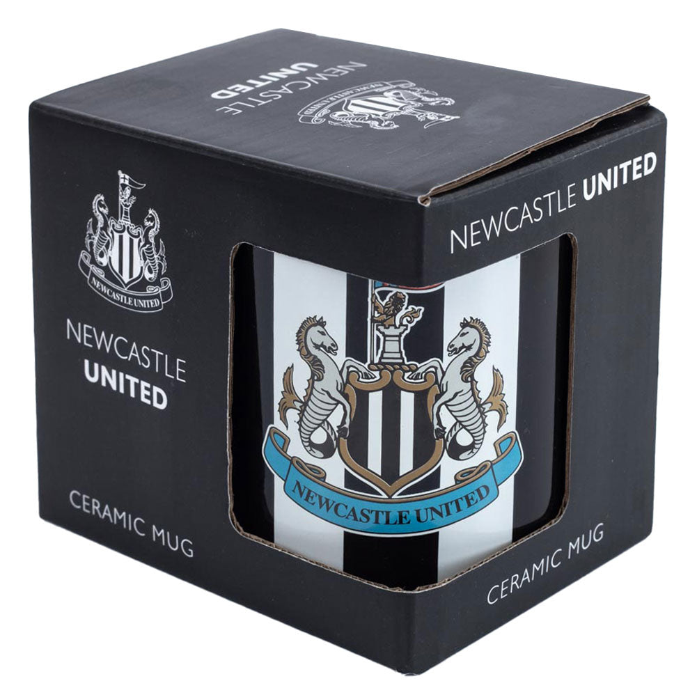 Official Newcastle United FC Striped Mug