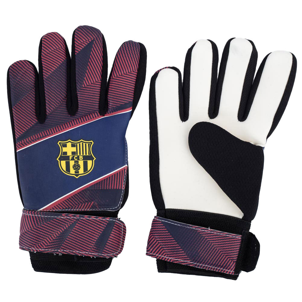 Official FC Barcelona Fuse Goalkeeper Gloves Kids