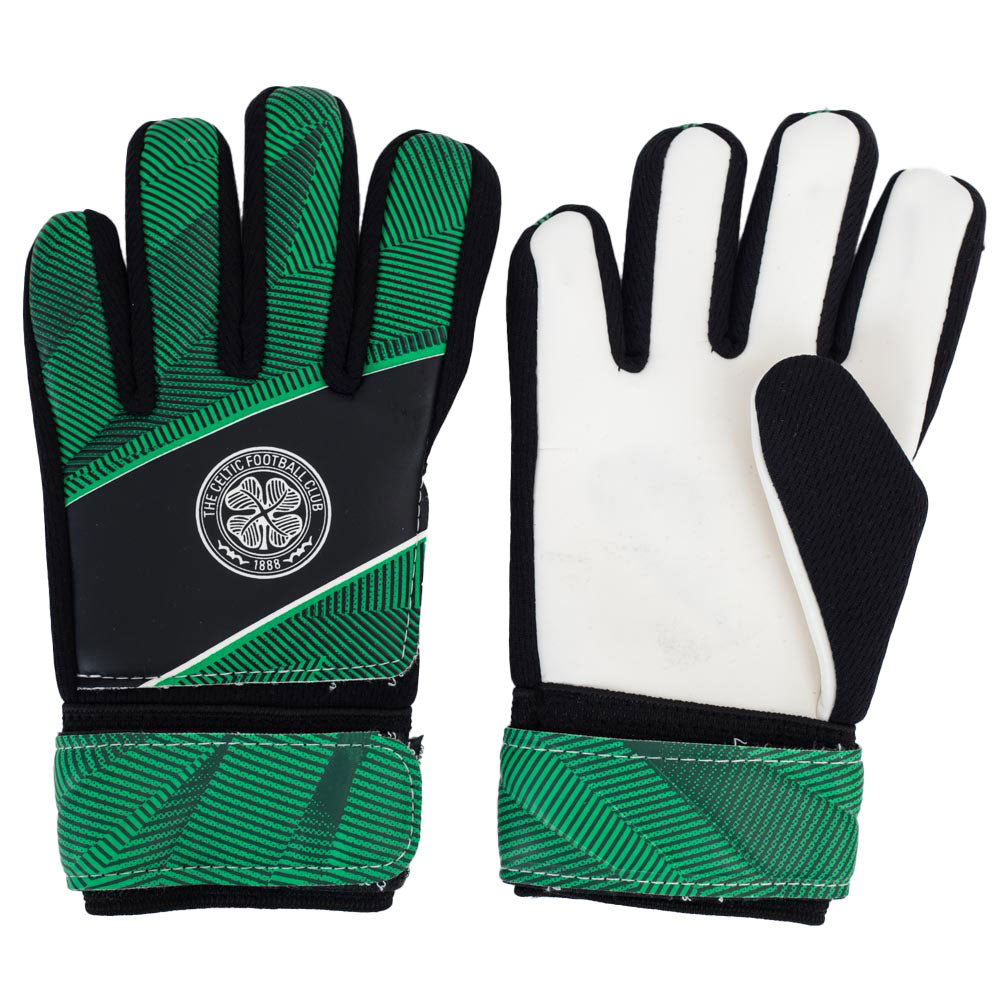 Official Celtic FC Fuse Goalkeeper Gloves Kids