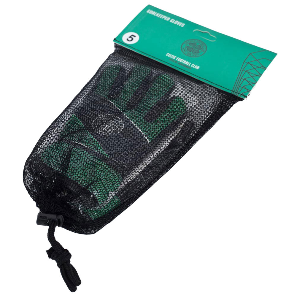 Official Celtic FC Fuse Goalkeeper Gloves Kids