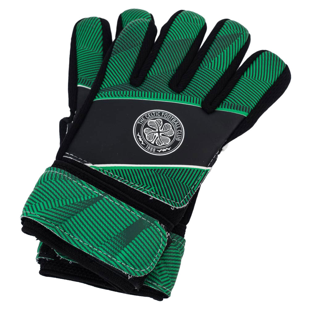 Official Celtic FC Fuse Goalkeeper Gloves Kids