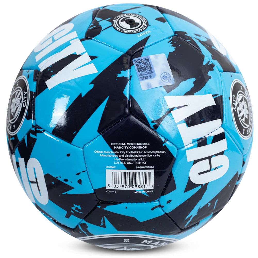 Official Manchester City FC Graffiti Football