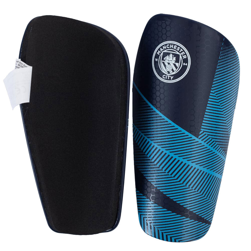 Official Manchester City FC Fuse Shin Pads Kids