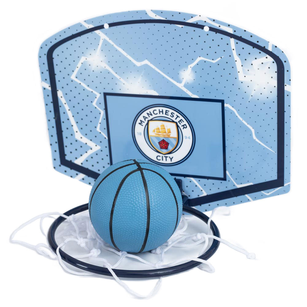 Official Manchester City FC Mini Basketball Set