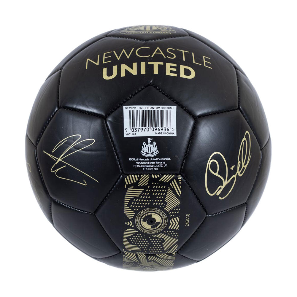 Official Newcastle United FC Sig Gold Phantom Skill Ball