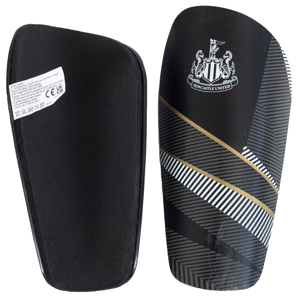 Official Newcastle United FC Fuse Shin Pads Youths