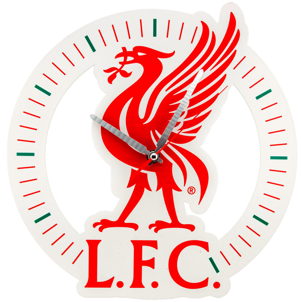 Official Liverpool FC Die-Cast Metal Wall Clock