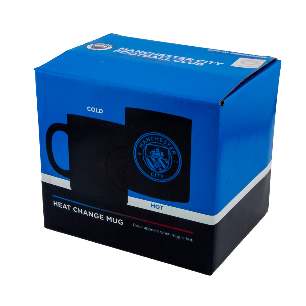 Official Manchester City FC Heat Changing Mug