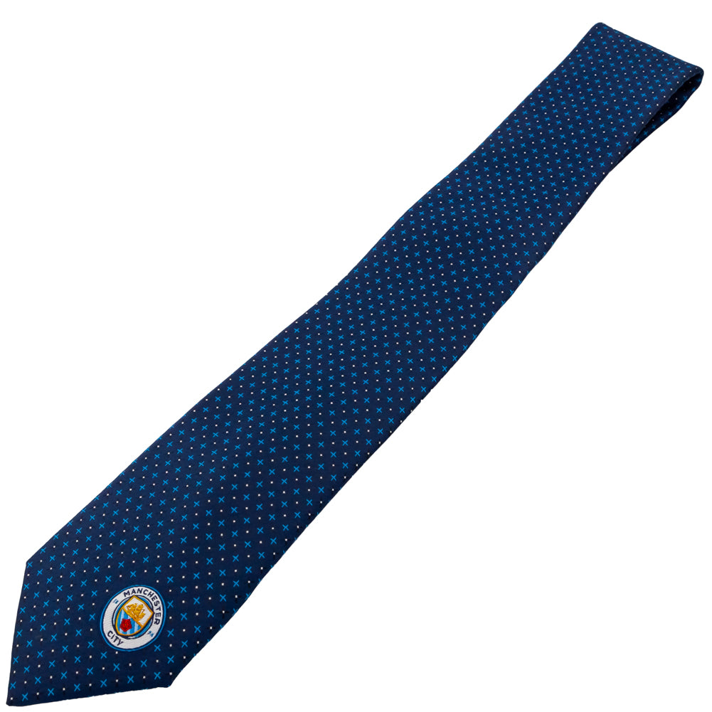 Official Manchester City FC Navy Blue Tie