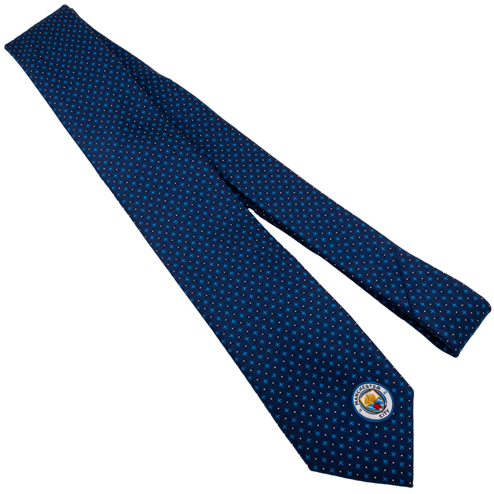 Official Manchester City FC Navy Blue Tie