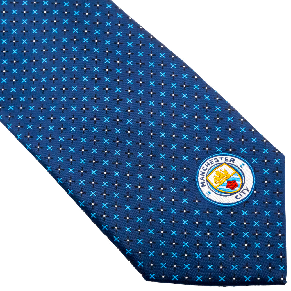 Official Manchester City FC Navy Blue Tie