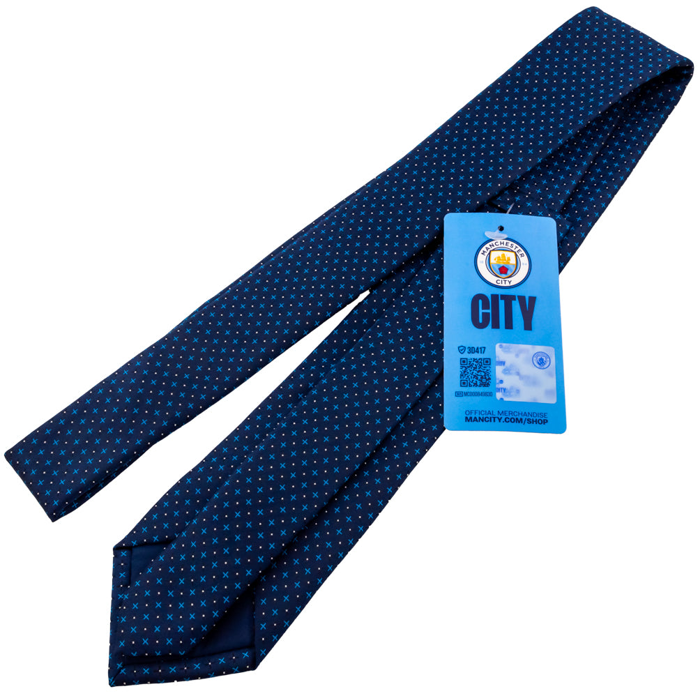 Official Manchester City FC Navy Blue Tie