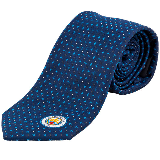 Official Manchester City FC Navy Blue Tie