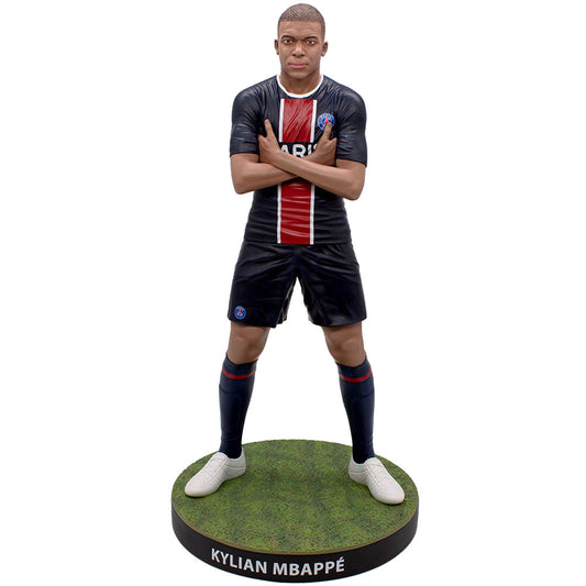 Official Paris Saint Germain FC Football's Finest Kylian Mbappe Premium Statue