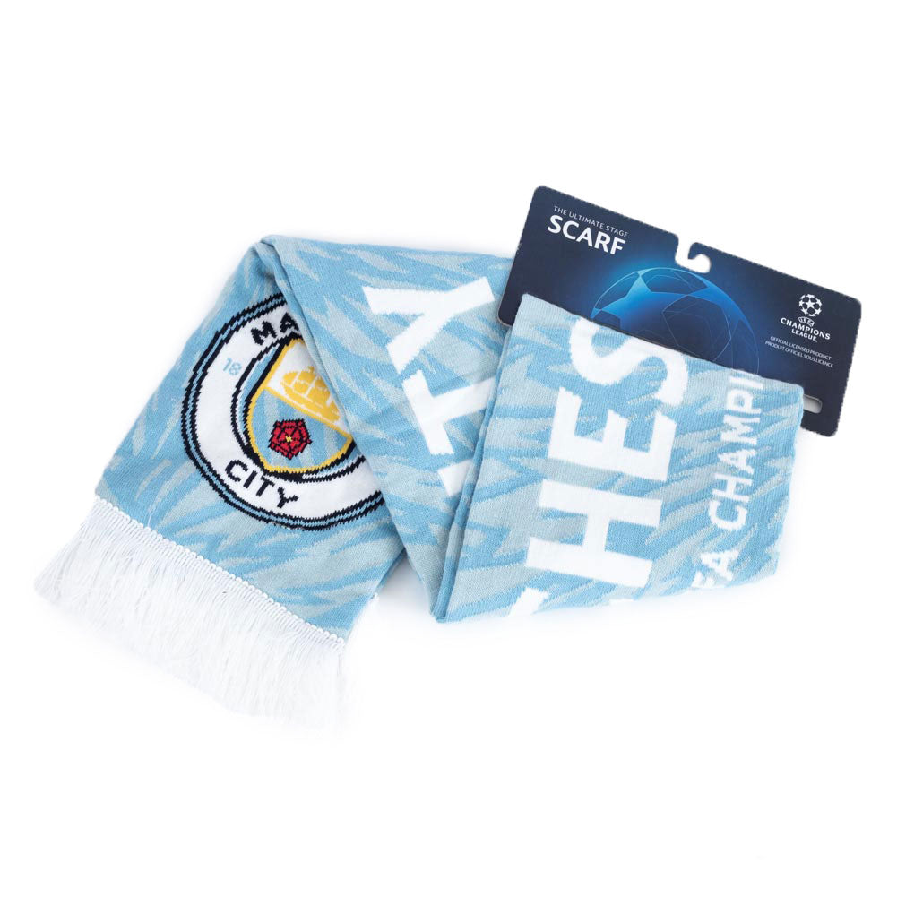 Official Manchester City FC UCL Scarf