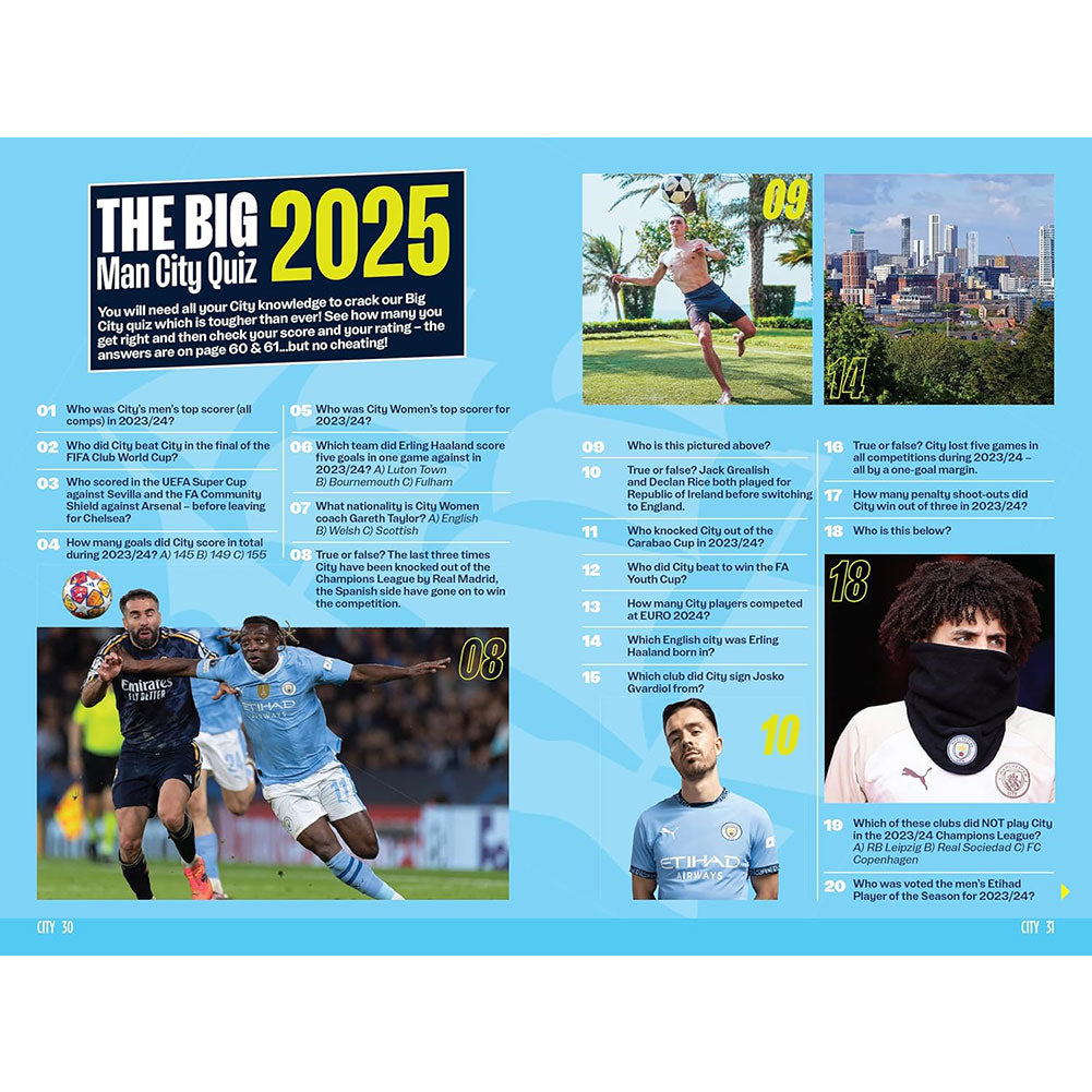 Official Manchester City FC Annual 2025