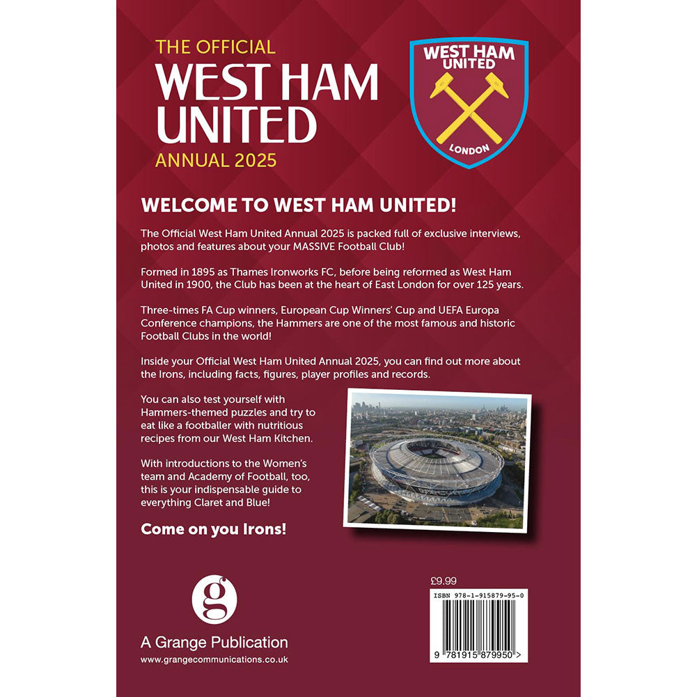 Official West Ham United FC Annual 2025