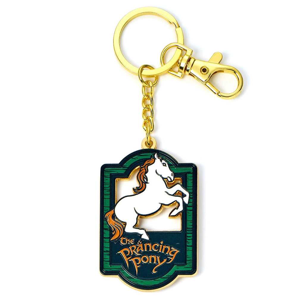 Official The Lord Of The Rings Charm Keyring Prancing Pony