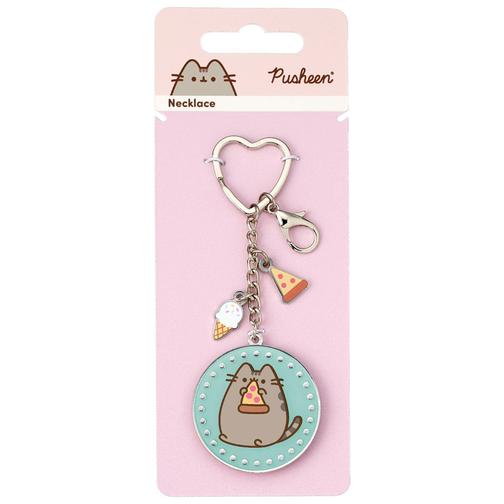 Official Pusheen Charm Keyring Pizza