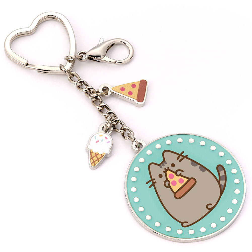 Official Pusheen Charm Keyring Pizza