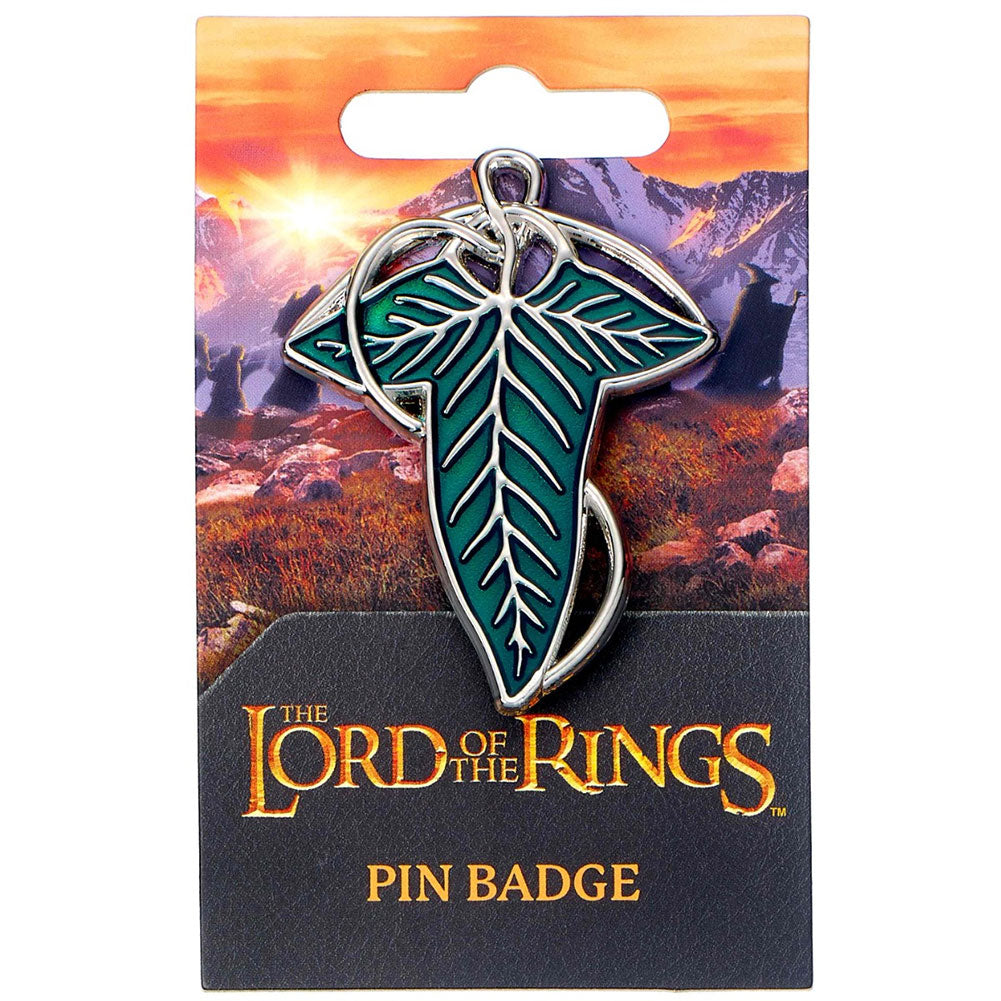 Official The Lord Of The Rings Badge Leaf Of Lorien