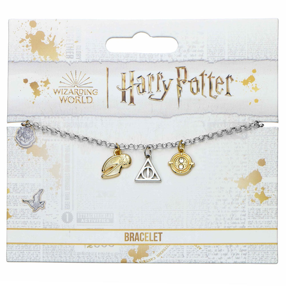 Official Harry Potter Silver Plated Charm Bracelet