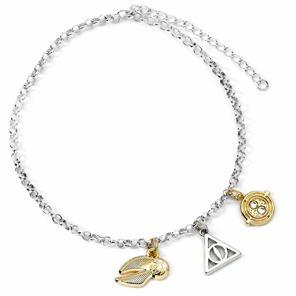 Official Harry Potter Silver Plated Charm Bracelet