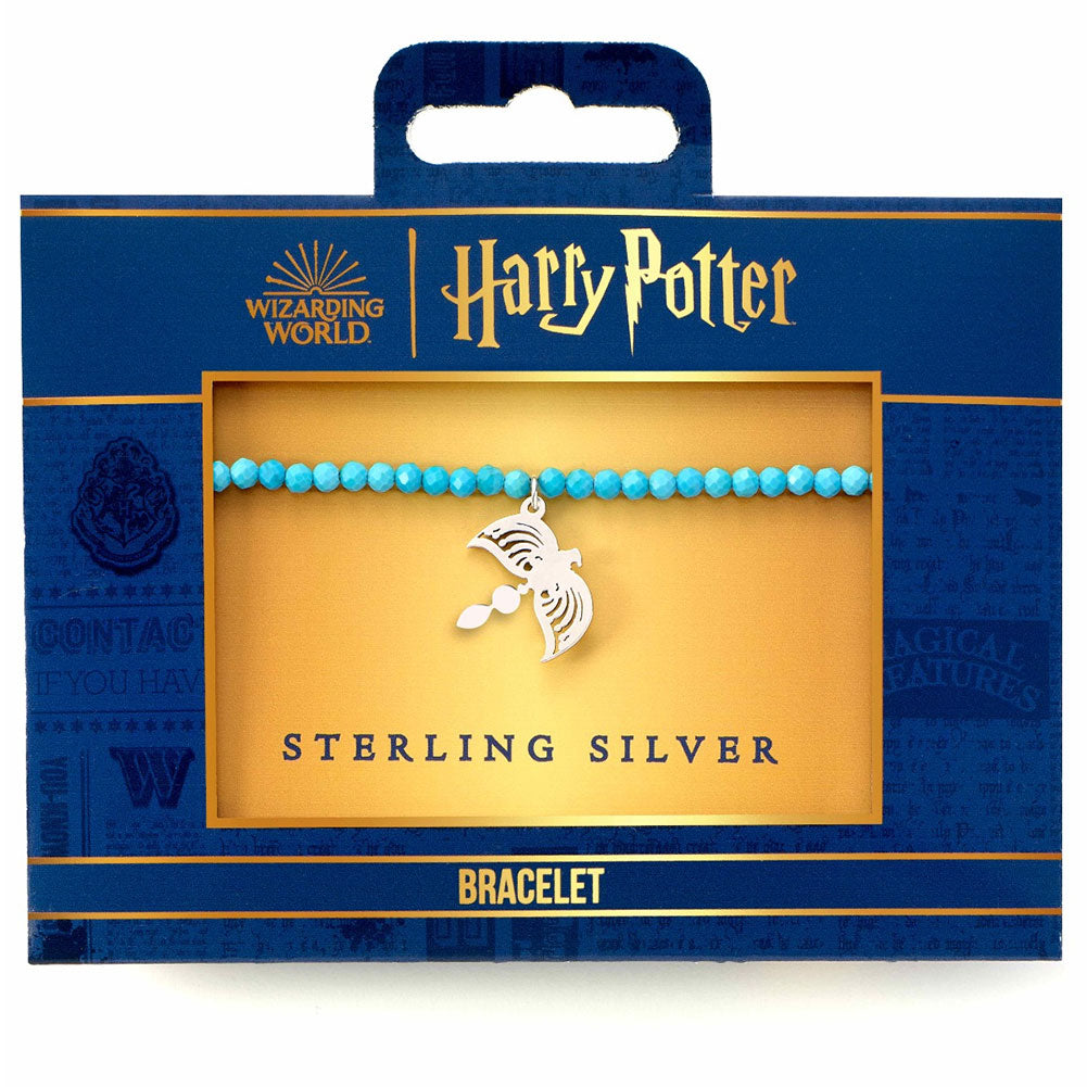 Official Harry Potter Stone Bracelet With Sterling Silver Charm Diadem