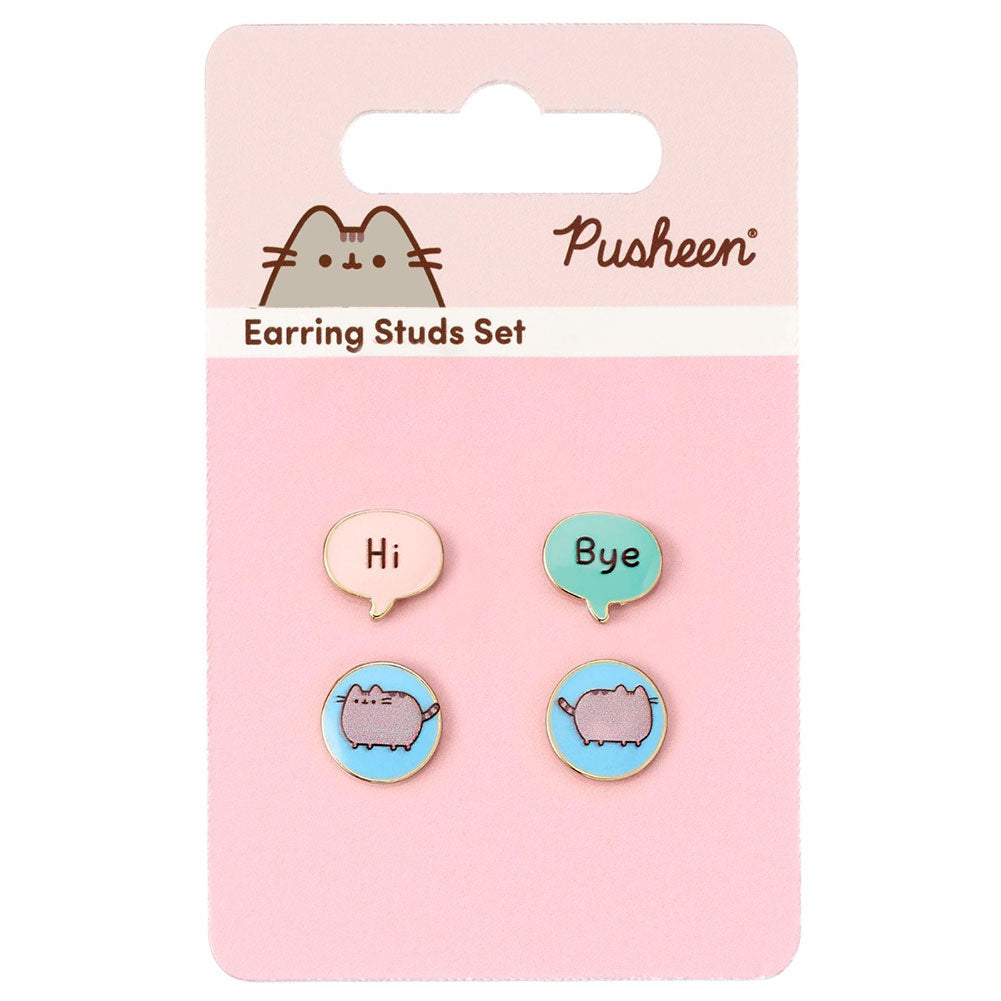 Official Pusheen Stud Earrings Set