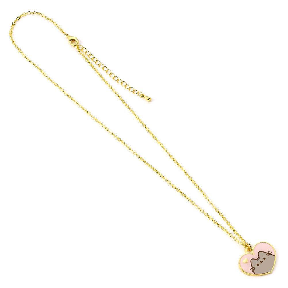 Official Pusheen Gold Plated Heart Necklace